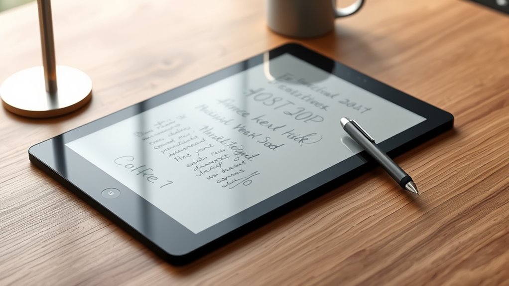 e ink note taking considerations