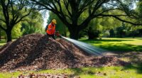 efficient bark and debris removal