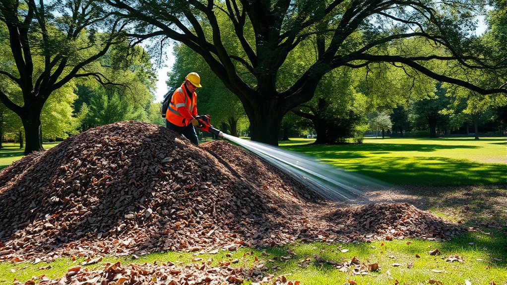 efficient bark and debris removal