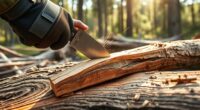 efficient small log splitting