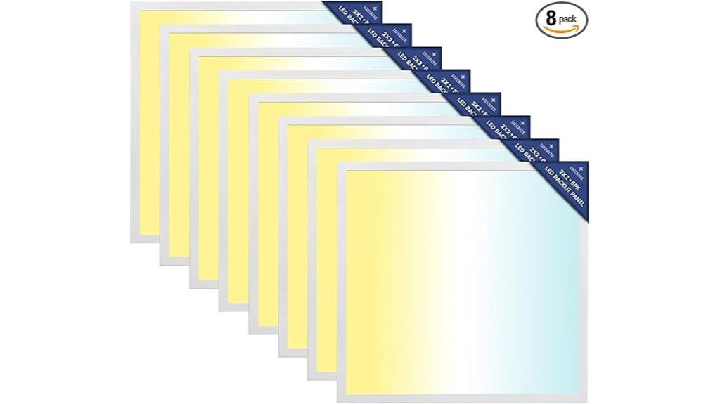 eight panel led lights