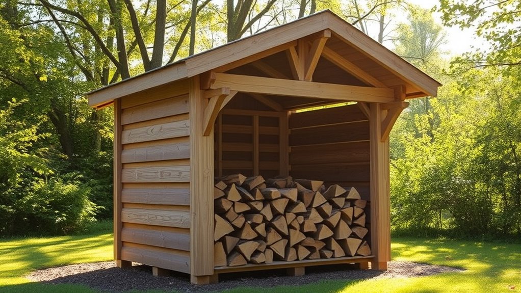 Building a Breezy, Dry Firewood Shed - Wood Splitters Direct
