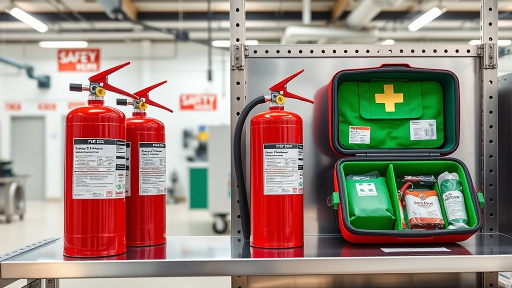 ensure safety equipment readiness