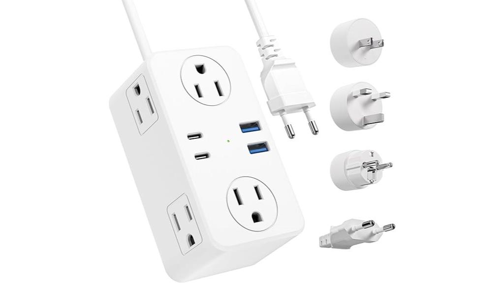 european plug with multiple outlets