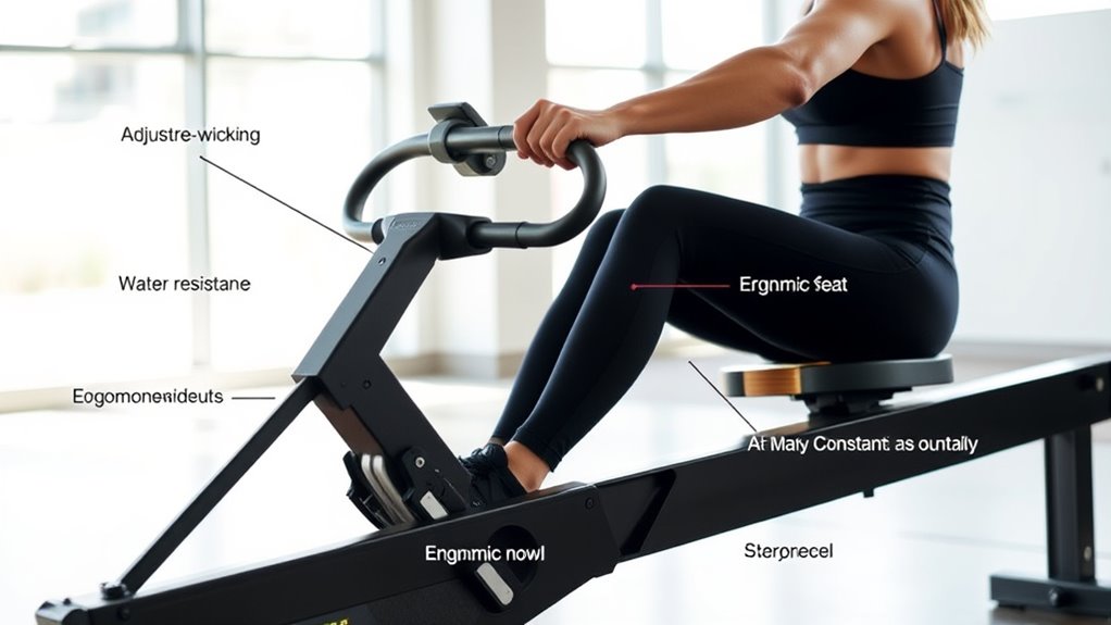factors for full body rowing