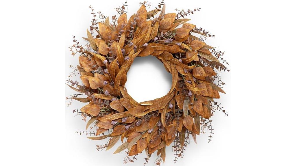 fall eucalyptus door wreath