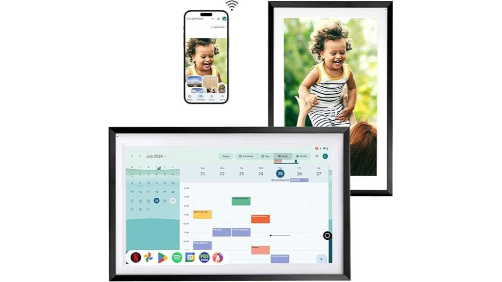 family digital schedule organizer