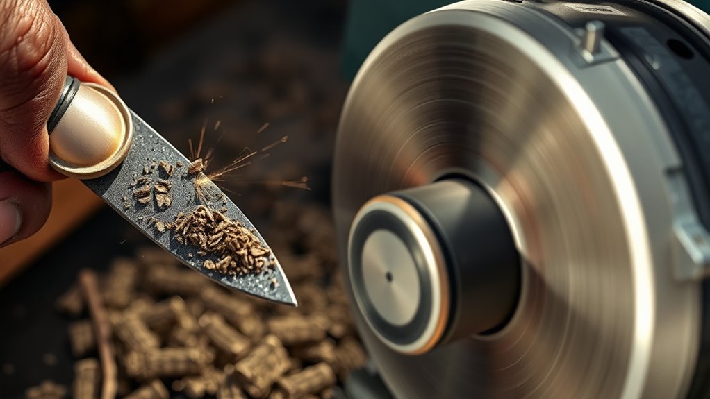 file precision versus grinder efficiency