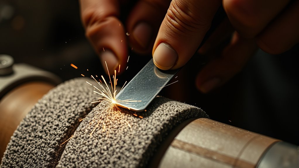 file sharpening versus grinding