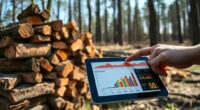 firewood carbon emissions tracking