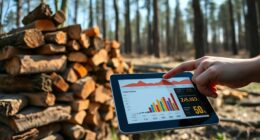 firewood carbon emissions tracking