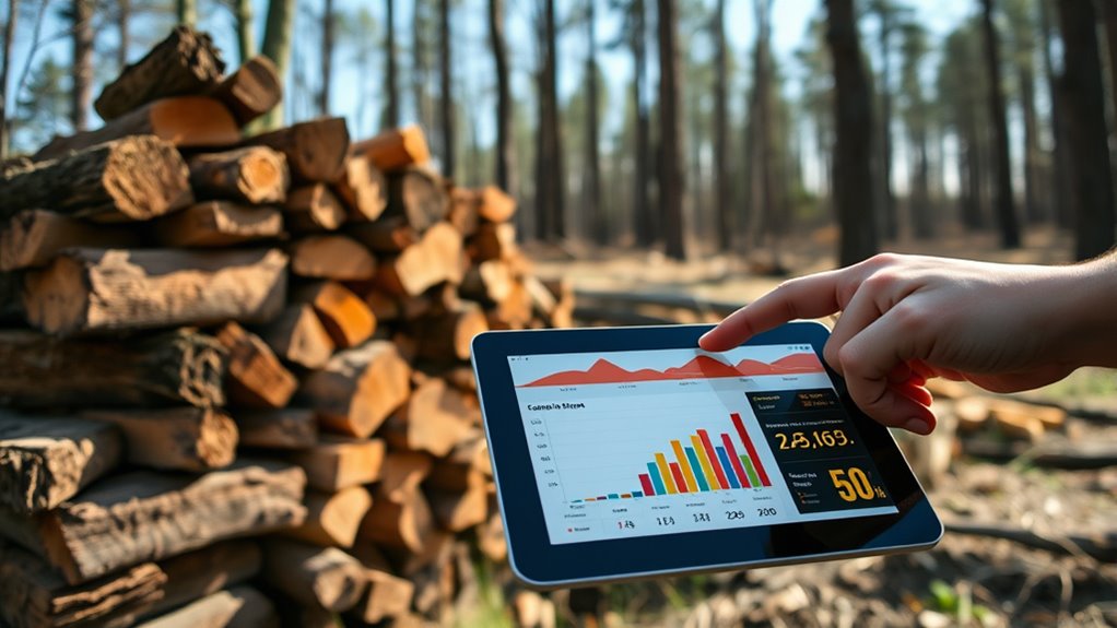 firewood carbon emissions tracking