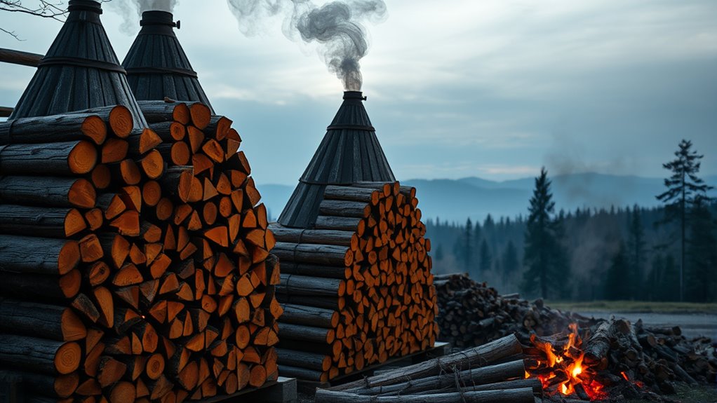 firewood kiln emissions information