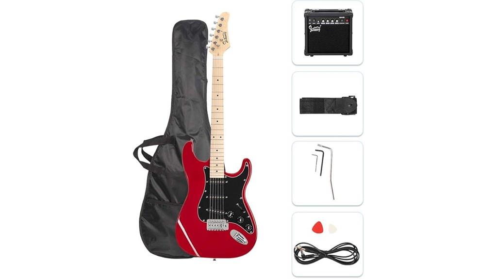 glarry 39 electric guitar