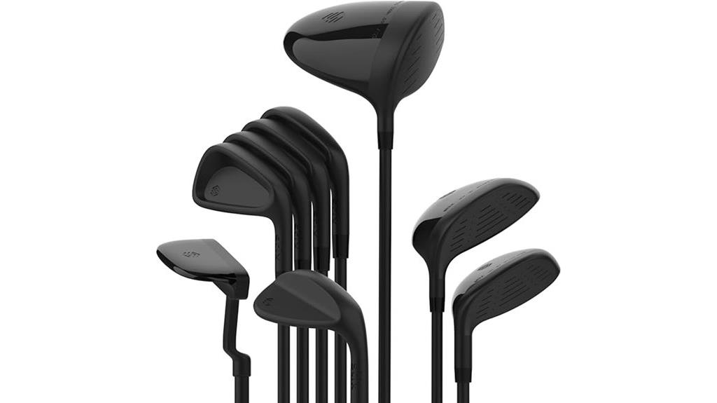 golf club set with graphite shafts