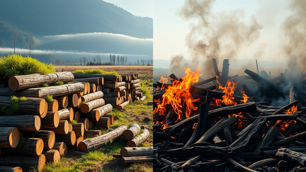 habitat conservation versus burning