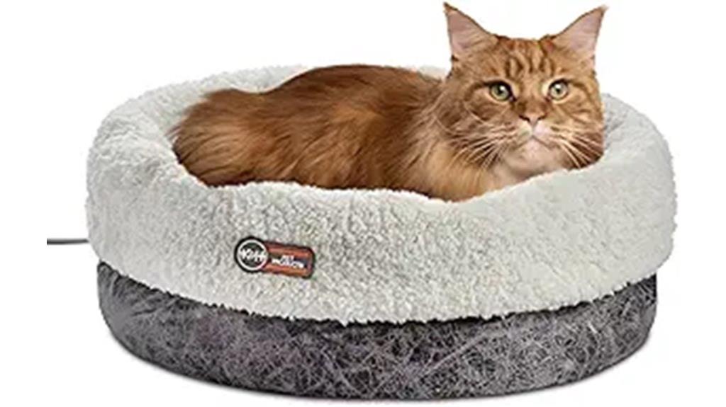 heated cat and dog bed
