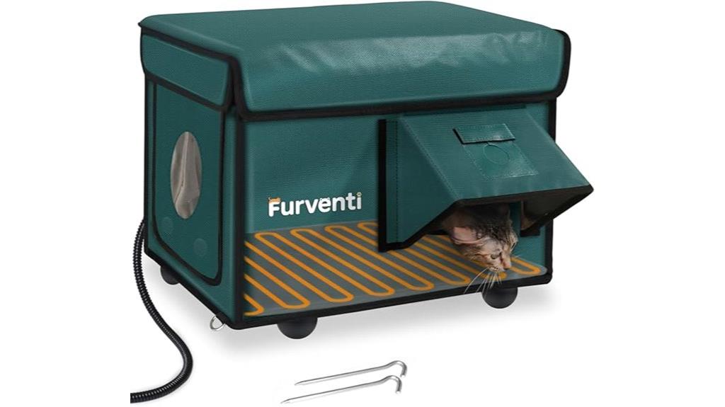 heated waterproof cat shelter