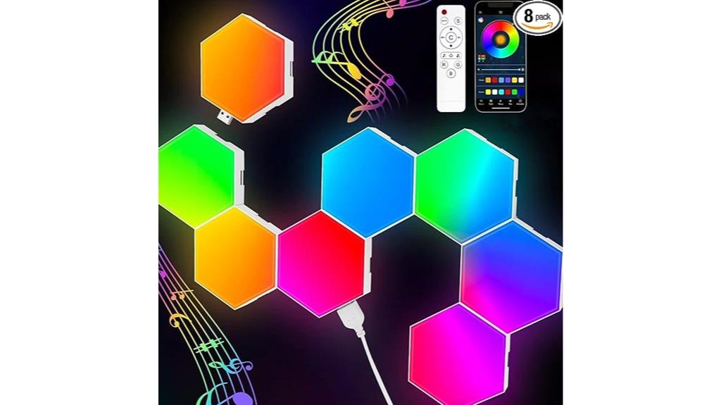hexagon led wall panels