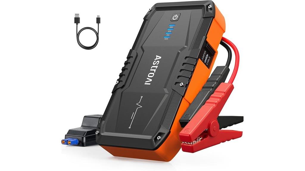 high peak portable jump starter