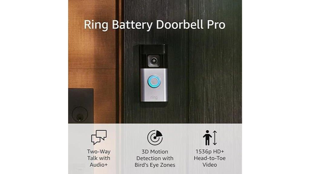 high resolution doorbell camera