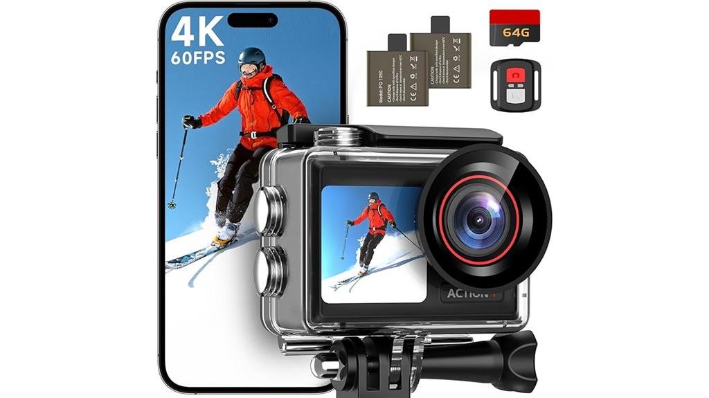 high resolution waterproof action camera