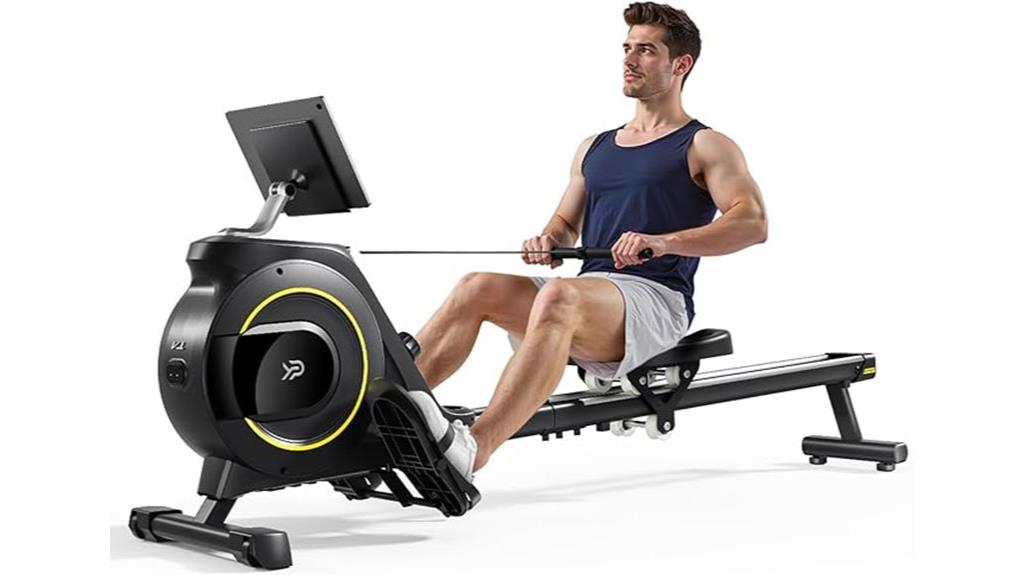 home foldable magnetic rowing