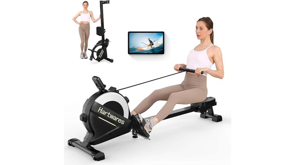 home rowing machine with lcd
