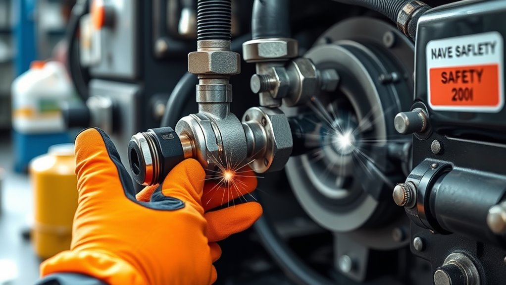 hydraulic hose replacement safety