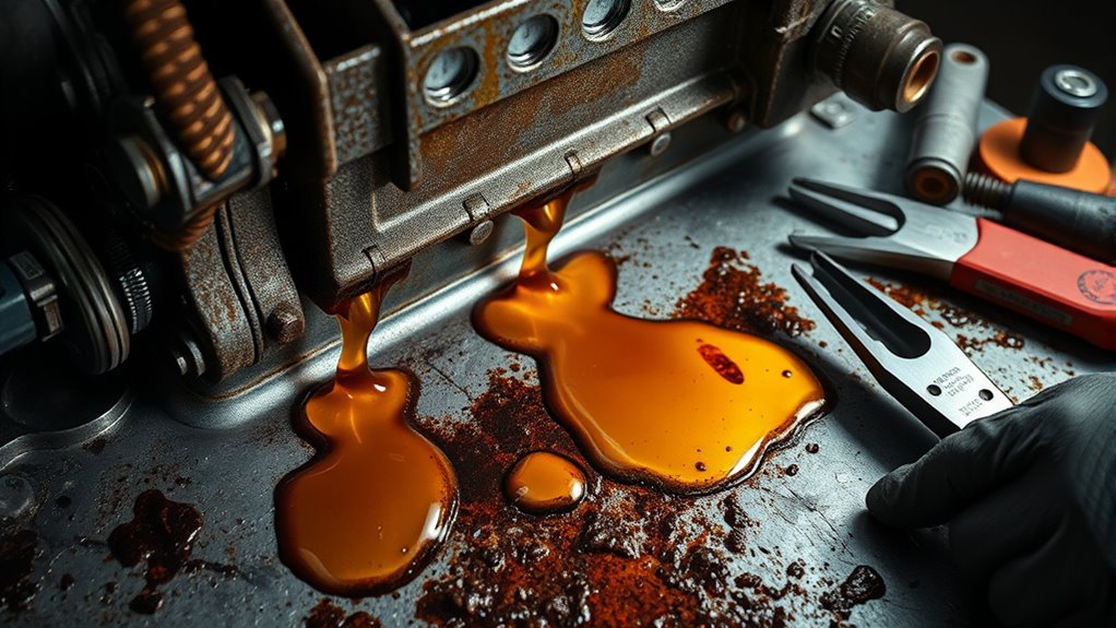 hydraulic leak diagnosis and repair
