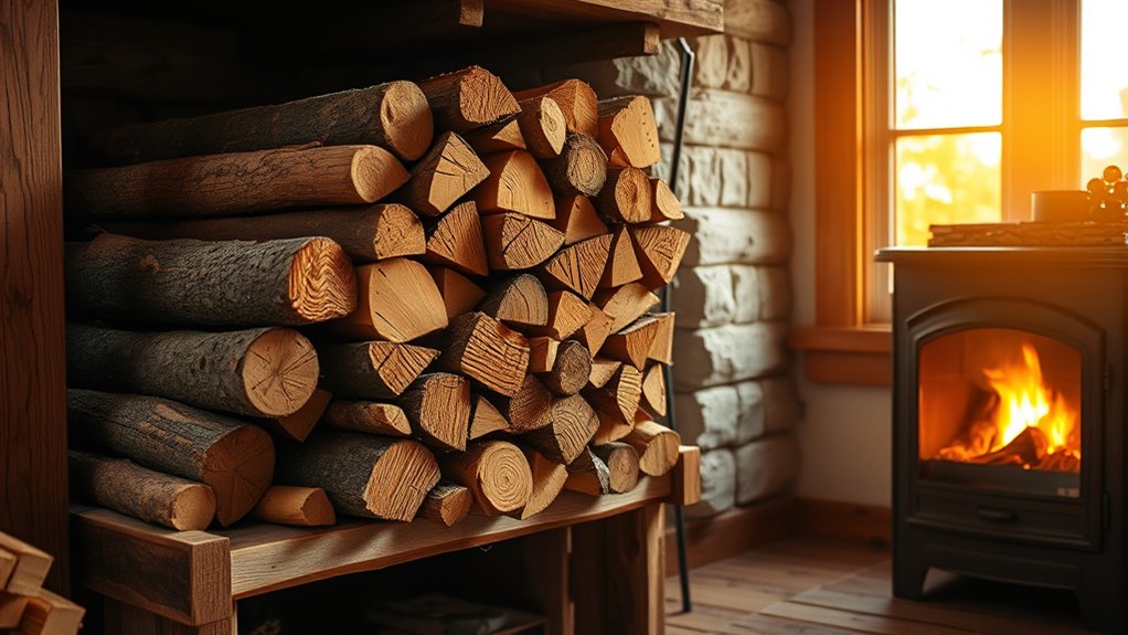 indoor firewood drying safety