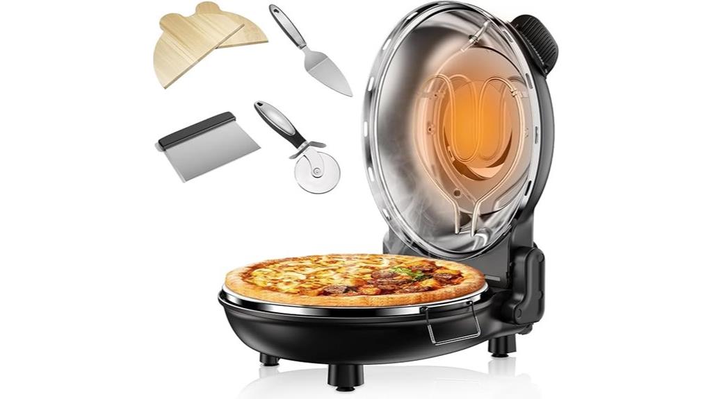 indoor temperature controlled pizza oven