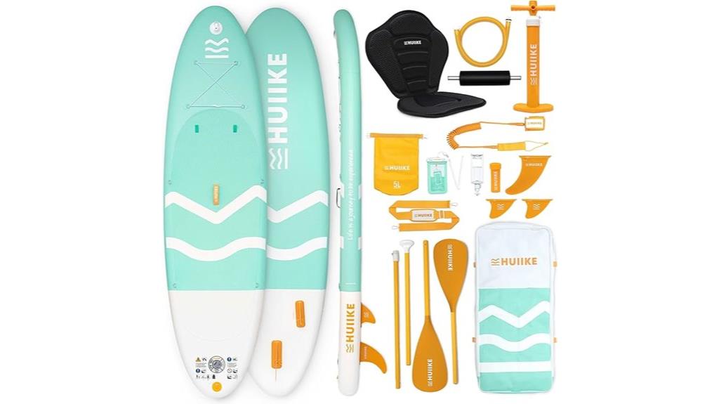 inflatable adult paddleboard set