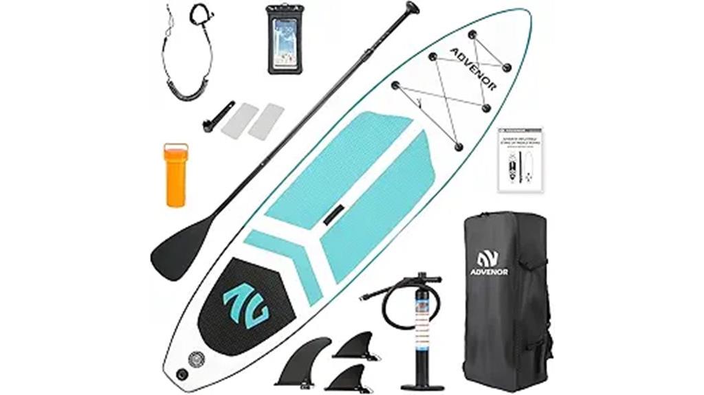 inflatable paddle board set