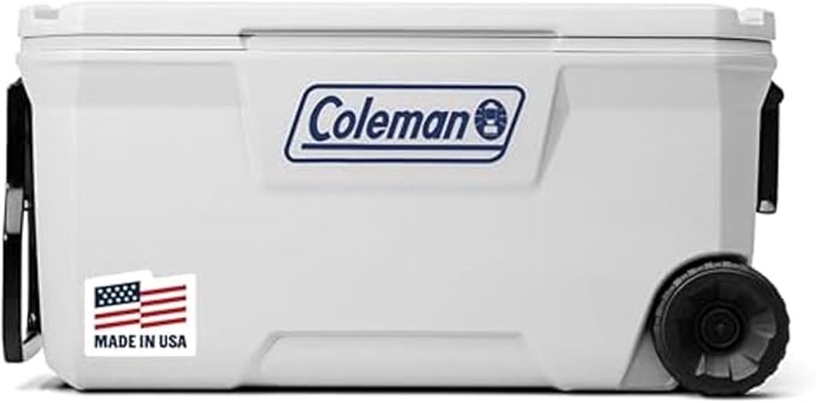 insulated coleman marine cooler