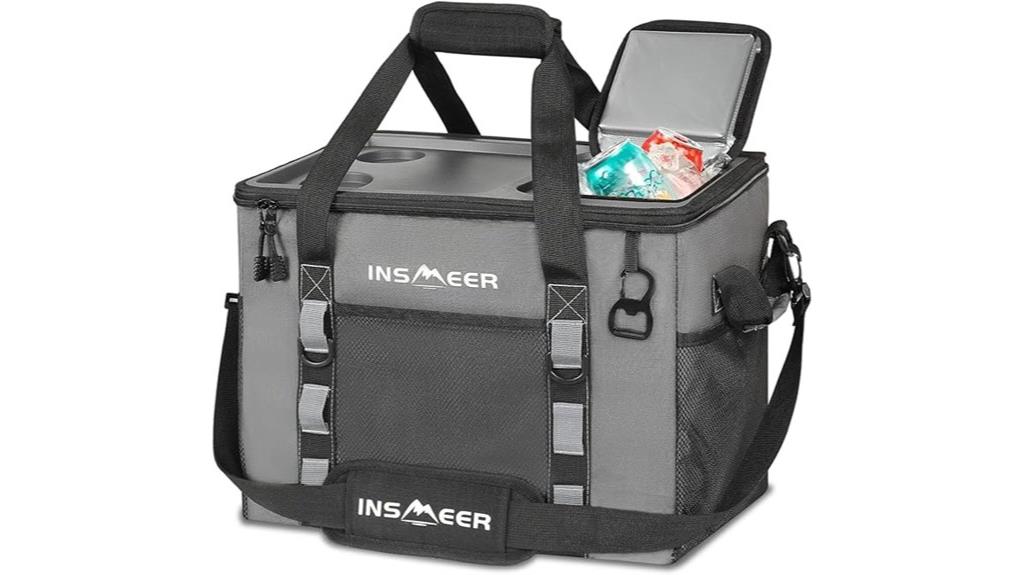 insulated cooler with cups