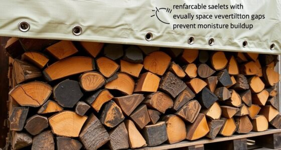 keep wood dry and elevated