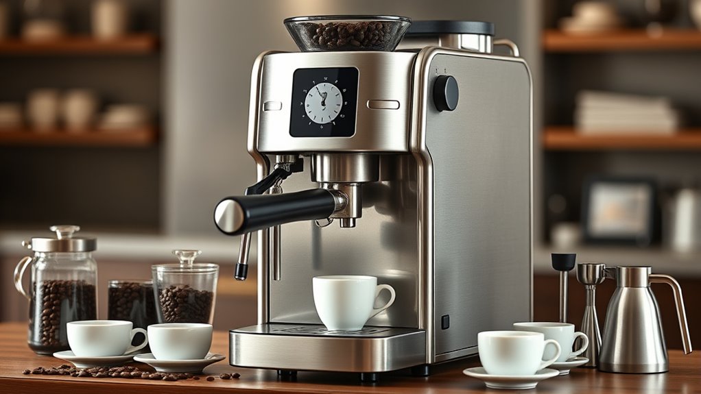 key espresso machine features