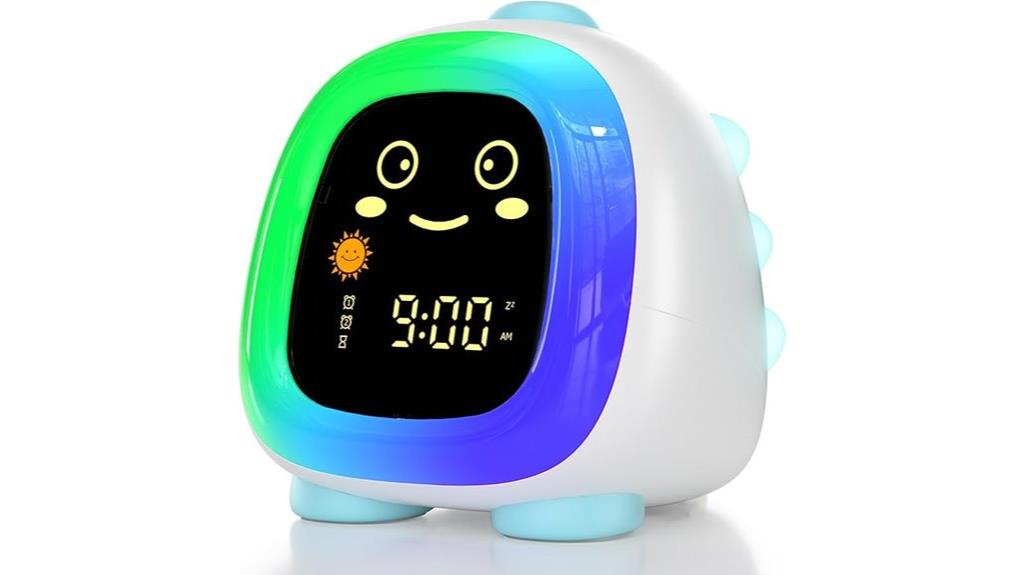 kids alarm clock features