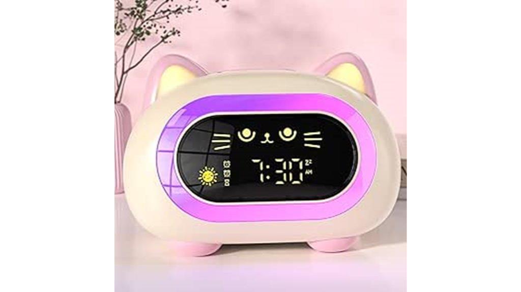 kids alarm clock with nightlight