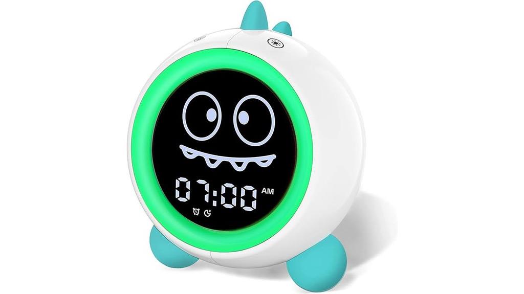 kids clock with lights