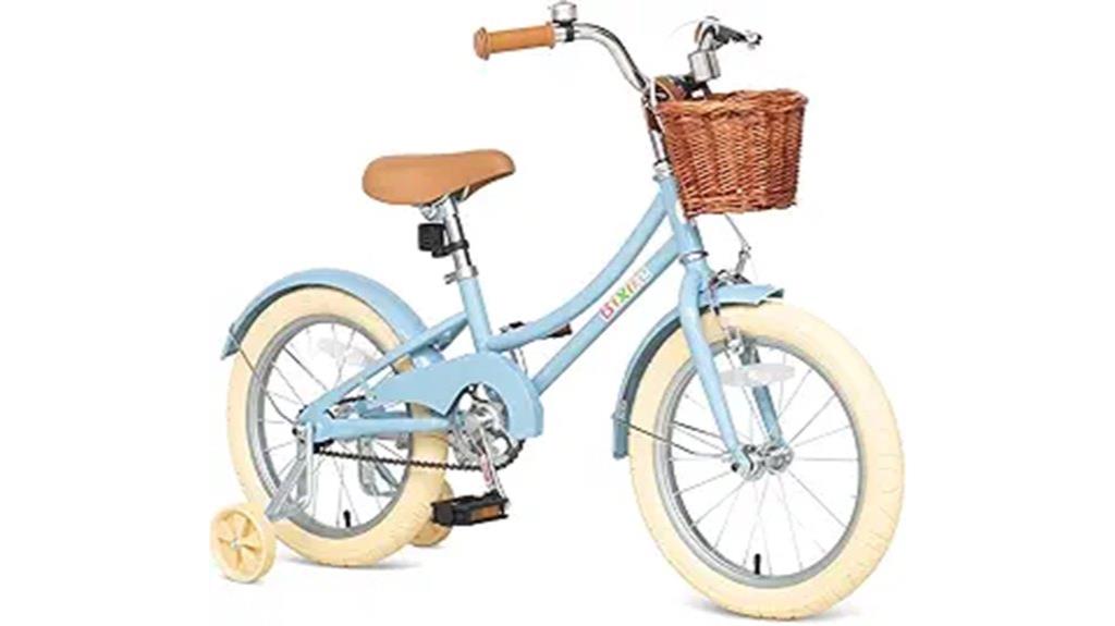 kids vintage bike with basket