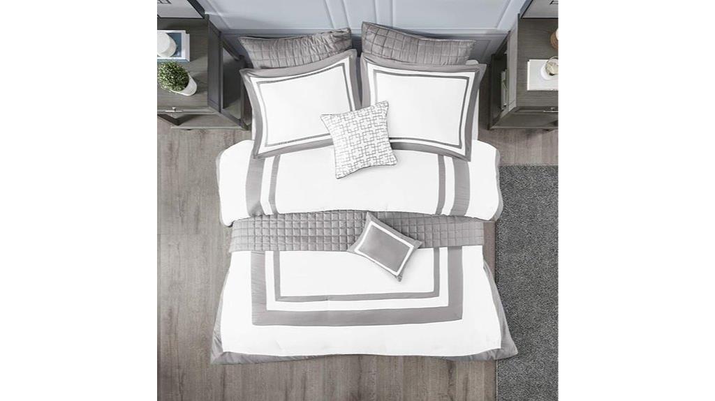 king grey comforter set