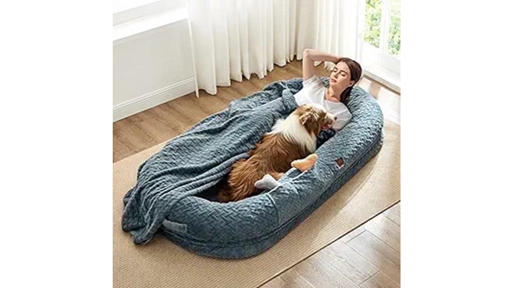 large adult dog bed