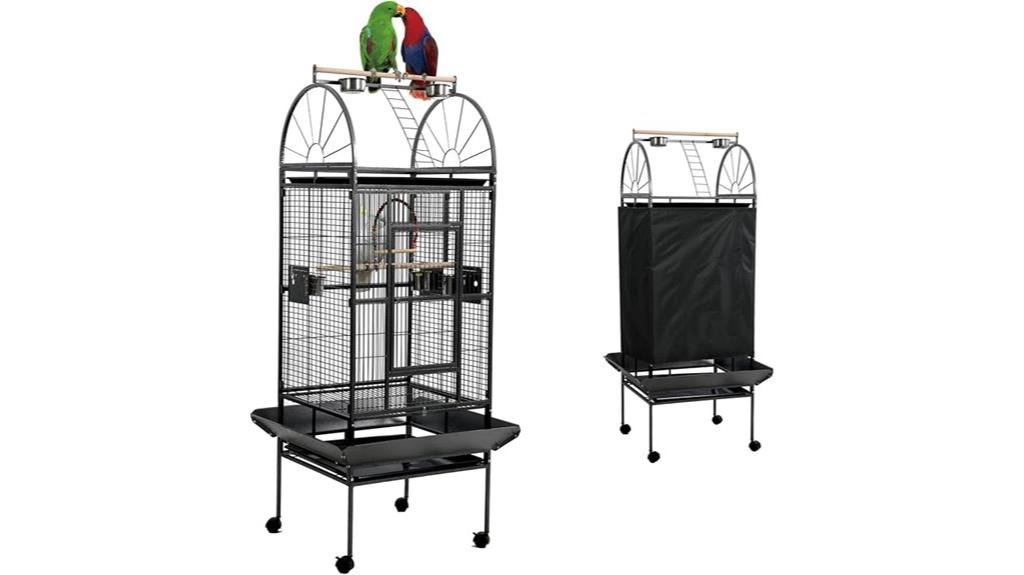 large bird cage stand