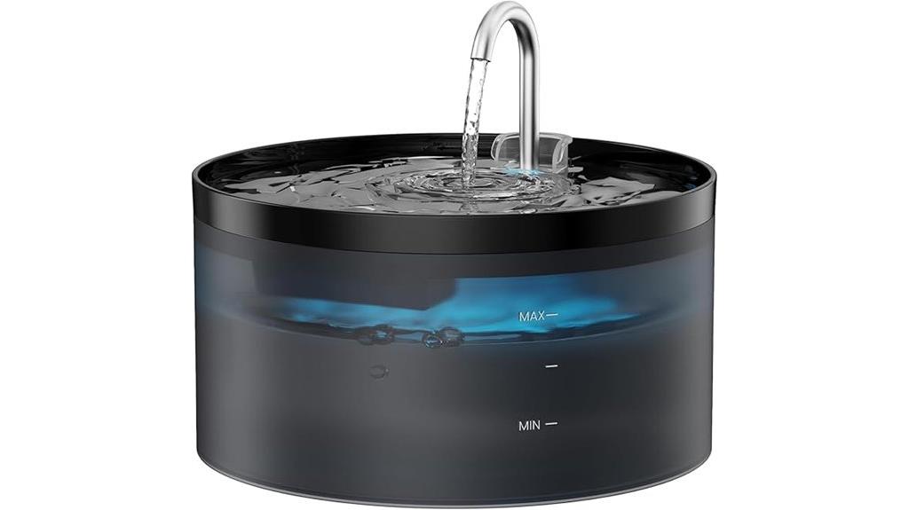 large capacity cat fountain