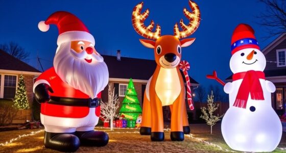 large festive yard inflatables