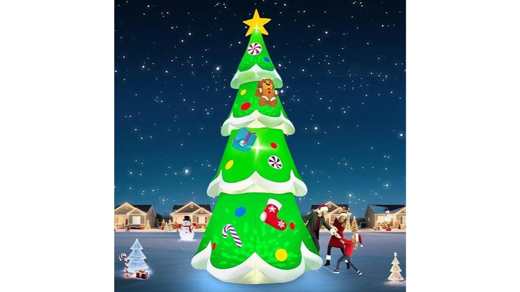 large led inflatable tree