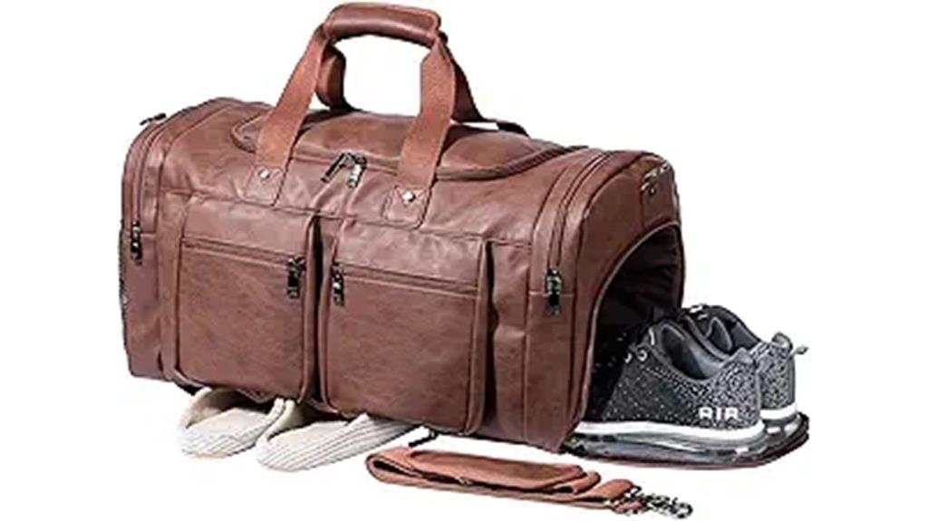 leather waterproof travel bag