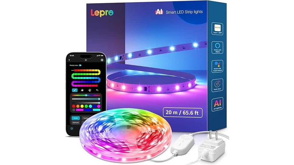 lepro bedroom led strip